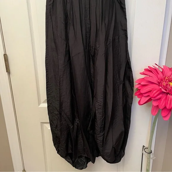 Deca De Vous a Nous Black Sleeveless Long Dress Couture France Size T2 = 8 - Picture 5 of 16